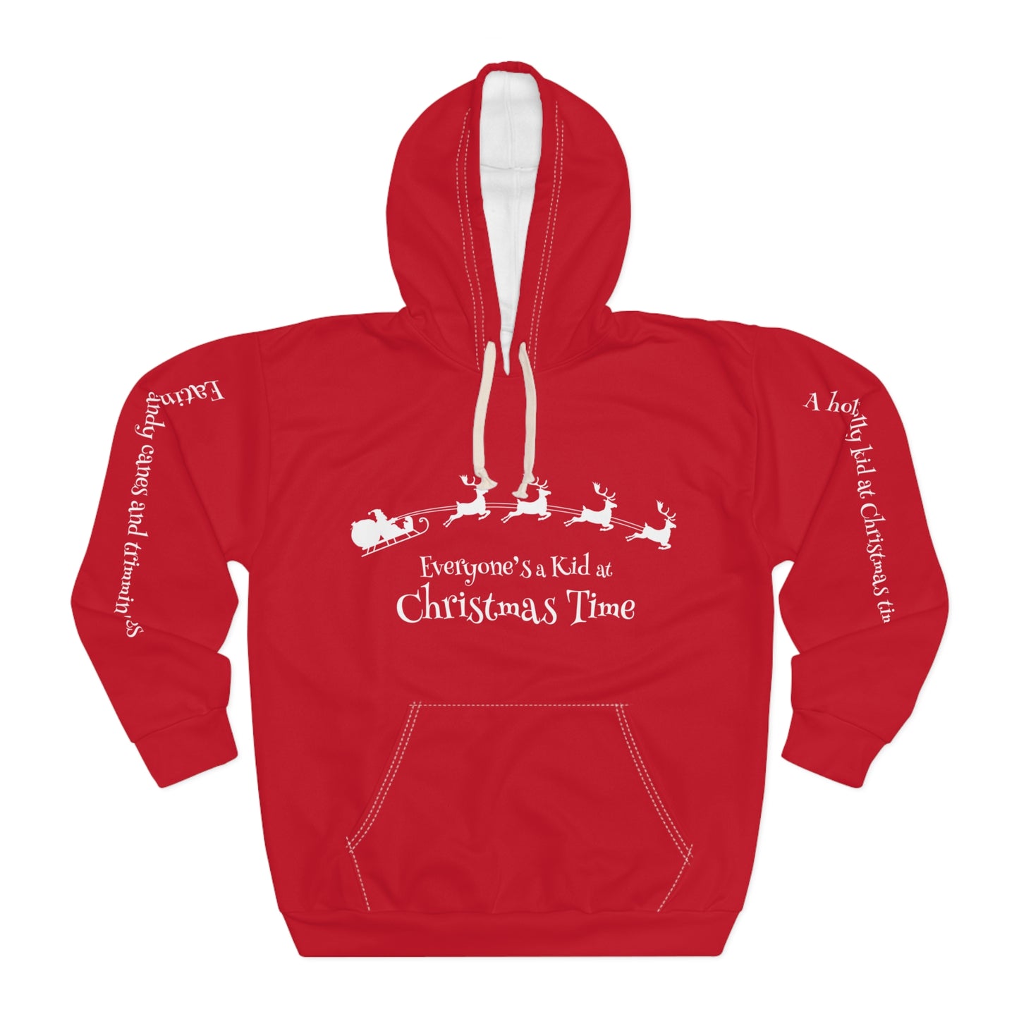 "Everyone's a Kid at Christmas Time" Unisex Pullover Hoodie
